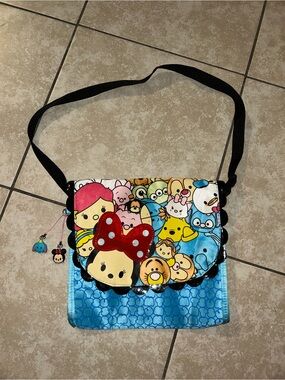 Disney Tsum Tsum small blue purse